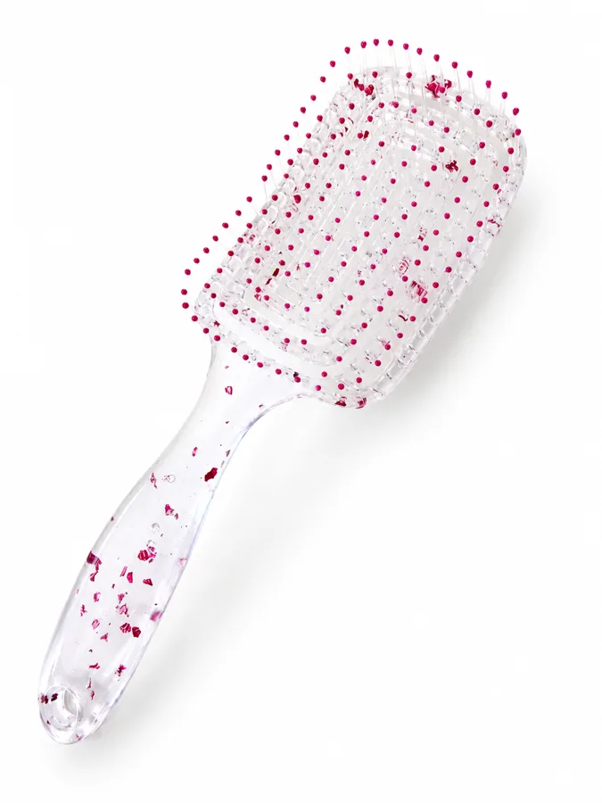 Brosse sans fond rose