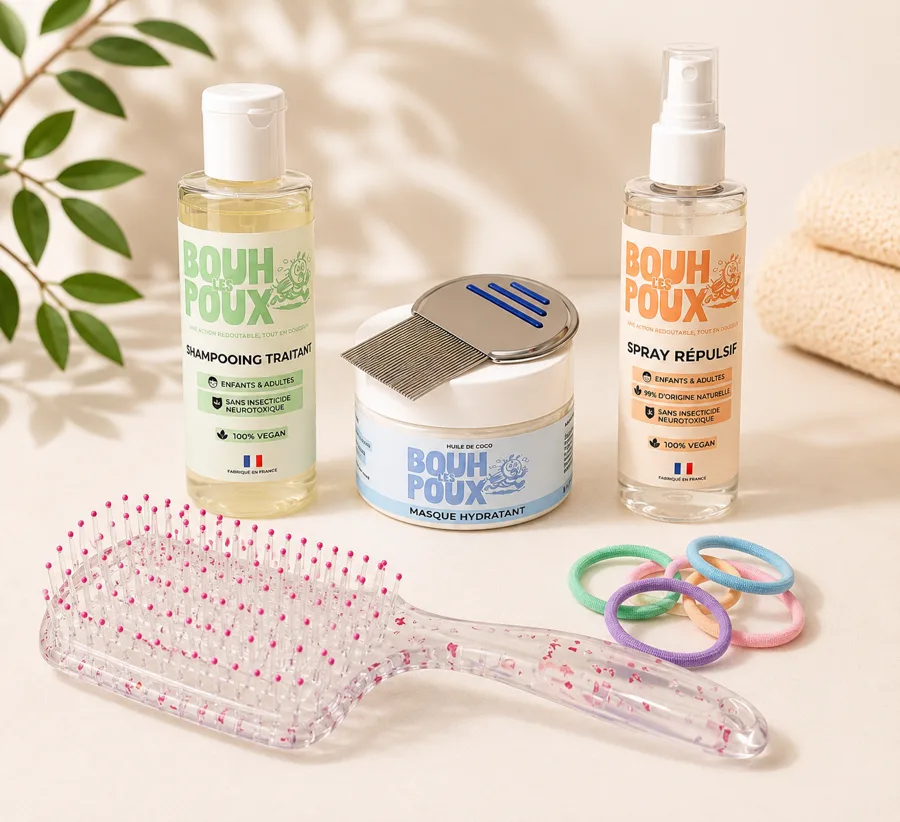 Pack complet anti-poux Bouh les Poux